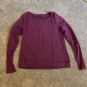 Lululemon Maroon Long Sleeve Est Size 6